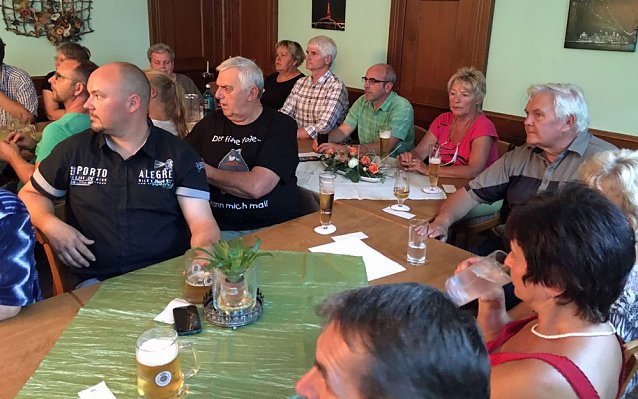 Marktmusik und Blitzeinschlag