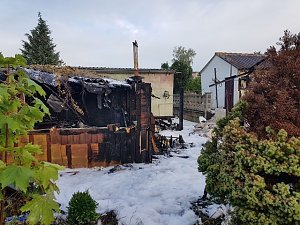 Gartenlaubenbrand in Ro&szlig;leben