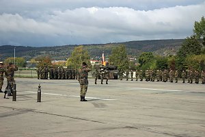 Kommandeurswechsel beim Panzerbataillon 393 "Th&uuml;ringer L&ouml;we" in der Kyffh&auml;user Kaserne Bad Frankenhausen statt....