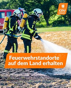 Schard setzt sich f&uuml;r Freiwillige Feuerwehren im Kyffh&auml;userkreis ein