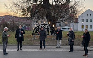 &Uuml;bergabe Schwibbogen