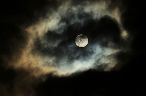 Der Mond über Nordhausen