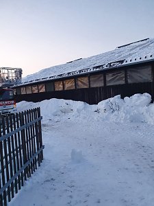 Scheunendach drohte einzubrechen