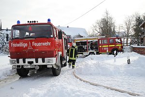 Autobrand in Niederspier