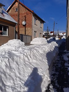 Schneeber&auml;umung in Schernberg