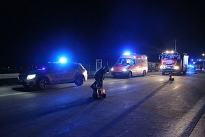 Unfall auf der Autobahn