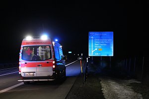 Unfall auf der Autobahn