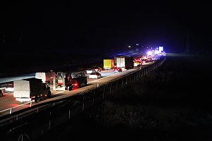 Unfall auf der Autobahn