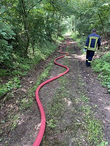Feuerwehr&uuml;bung im Kyffh&auml;userland