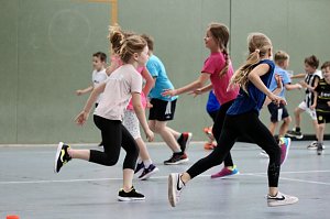 Bewegter Vormittag f&uuml;r 21 Sch&uuml;lerinnen und Sch&uuml;ler der Staatlichen Grundschule "Franzberg"