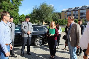 Besuch von Ministerpr&auml;sident Ramelow im DRK Kyffh&auml;userkreisverband in Sondershausen