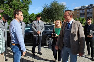 Besuch von Ministerpr&auml;sident Ramelow im DRK Kyffh&auml;userkreisverband in Sondershausen