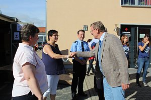 Besuch von Ministerpr&auml;sident Ramelow im DRK Kyffh&auml;userkreisverband in Sondershausen