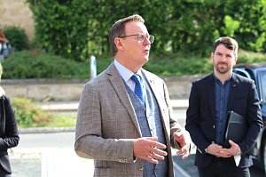 Besuch von Ministerpr&auml;sident Ramelow im DRK Kyffh&auml;userkreisverband in Sondershausen