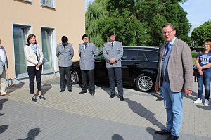 Besuch von Ministerpr&auml;sident Ramelow im DRK Kyffh&auml;userkreisverband in Sondershausen