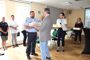 Besuch von Ministerpr&auml;sident Ramelow im DRK Kyffh&auml;userkreisverband in Sondershausen