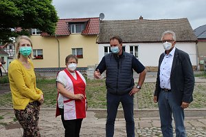 Er&ouml;ffnung des Dorfladens "Altes Gut" in Berka