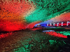 World of Lights in der Barbarossahöhle