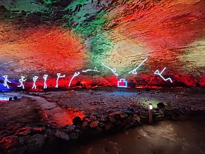 World of Lights in der Barbarossahöhle