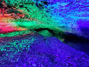 World of Lights in der Barbarossahöhle