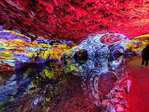 World of Lights in der Barbarossahöhle