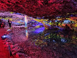 World of Lights in der Barbarossahöhle