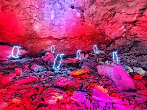 World of Lights in der Barbarossahöhle