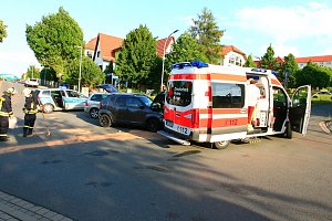 Unfall in Sondershausen