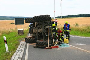 Traktor verunglückt
