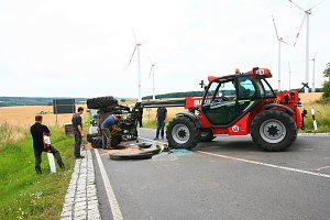 Traktor verunglückt