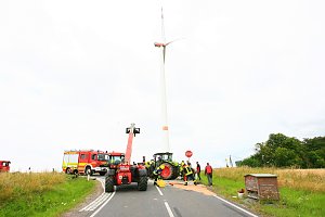 Traktor verunglückt