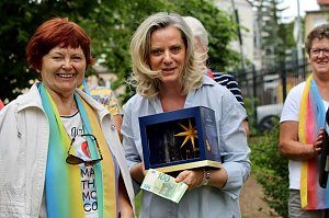 Einweihung Geweihbaum zum 40. Chorjubil&auml;um des Frankenh&auml;user Frauenchors