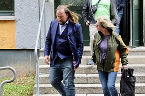Dr. Anton Hofreiter auf seiner Sommertour in Sondershausen