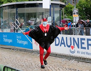 Start zur zweiten Etappe der Deutschland Tour