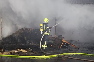 Brand im Greu&szlig;ener Gartencenter