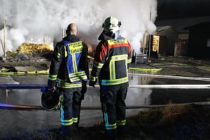 Brand im Greu&szlig;ener Gartencenter