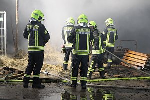 Brand im Greu&szlig;ener Gartencenter