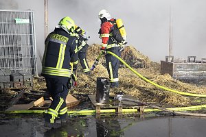 Brand im Greu&szlig;ener Gartencenter