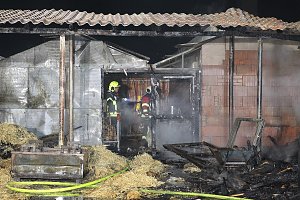 Brand im Greu&szlig;ener Gartencenter