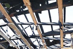Brand im Greu&szlig;ener Gartencenter