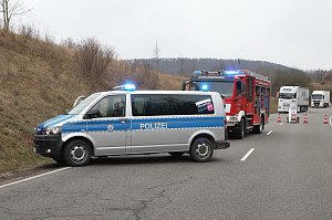 Unfall heute Nachmittag auf der B4