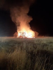 Scheunenbr&auml;nde bei Esperstedt
