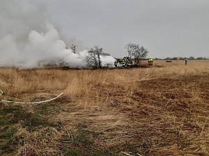 Scheunenbr&auml;nde bei Esperstedt