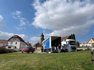 Hilfsaktion f&uuml;r die Ukraine in Bendeleben