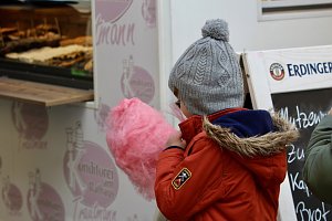 Gut besucht war der Stand mit der Zuckerwatte