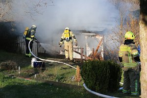 Laubenbrand in Sondershausen