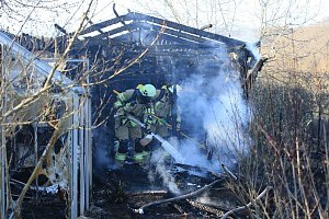 Laubenbrand in Sondershausen
