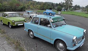 DDR-Oldtimer bei der Ausfahrt 2020