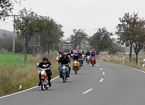 DDR-Oldtimer bei der Ausfahrt 2020