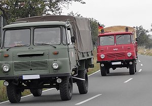 DDR-Oldtimer bei der Ausfahrt 2020
